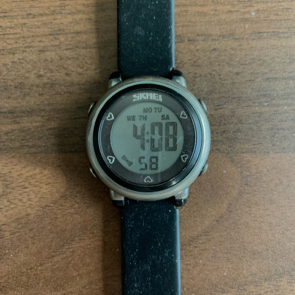 Black Digital Smartwatch